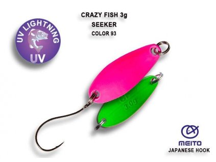 Plandavka Crazy Fish Seeker 28 mm 3 g color 93