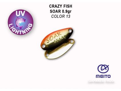 Plandavka Crazy Fish Soar 20 mm 0,9 g color 13