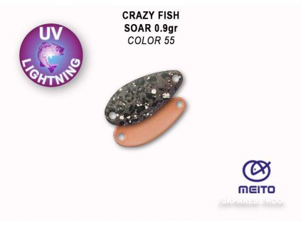 Plandavka Crazy Fish Soar 20 mm 0,9 g color 55