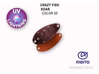 Plandavka Crazy Fish Soar 20 mm 1,4 g color 55