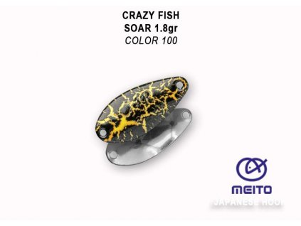 Plandavka Crazy Fish Soar 25 mm 1,8 g color 100