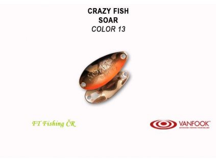 Plandavka Crazy Fish Soar 25 mm 1,8 g color 13