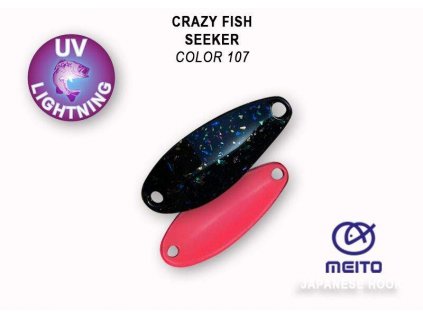 Plandavka Crazy Fish Seeker 28mm 3g color 107