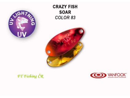 Plandavka Crazy Fish Soar 25 mm 1,8 g color 83