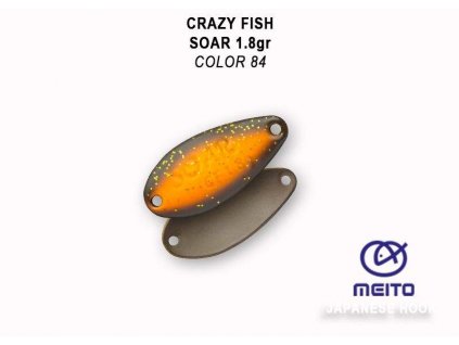 Plandavka Crazy Fish Soar 25 mm 1,8 g color 84