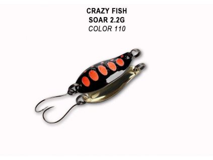Plandavka Crazy Fish Soar 27 mm 2,2 g color 110