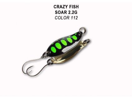 Plandavka Crazy Fish Soar 27 mm 2,2 g color 112