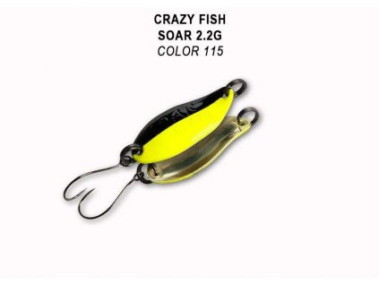 Plandavka Crazy Fish Soar 27 mm 2,2 g color 115