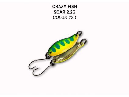 Plandavka Crazy Fish Soar 27 mm 2,2 g color 22.1