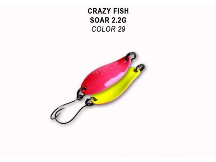 Plandavka Crazy Fish Soar 27 mm 2,2 g color 29