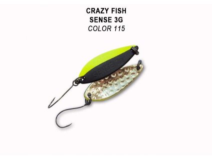 Plandavka Crazy Fish Sense 32 mm 3 g color 115
