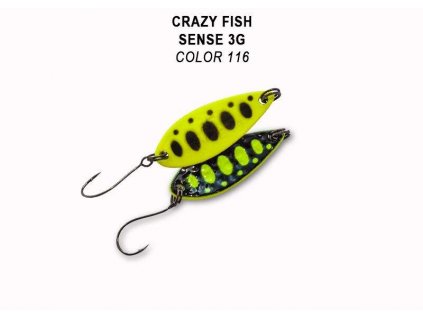 Plandavka Crazy Fish Sense 32 mm 3 g color 116
