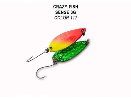 Plandavka Crazy Fish Sense 32 mm 3 g color 117