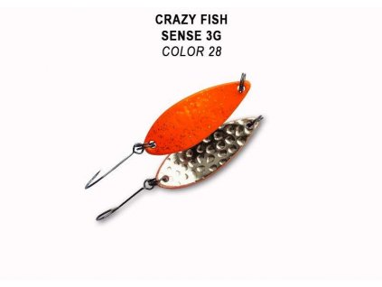 Plandavka Crazy Fish Sense 32 mm 3 g color 28