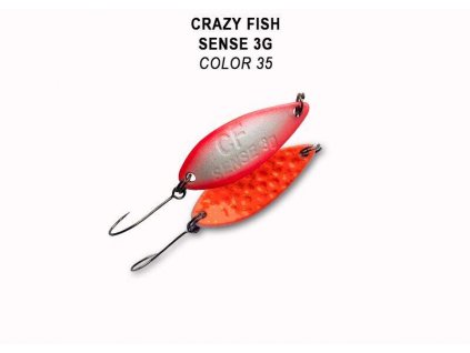 Plandavka Crazy Fish Sense 32 mm 3 g color 35
