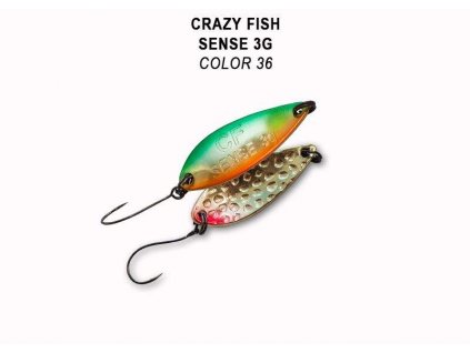 Plandavka Crazy Fish Sense 32 mm 3 g color 36
