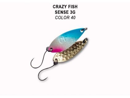 Plandavka Crazy Fish Sense 32mm 3g color 40