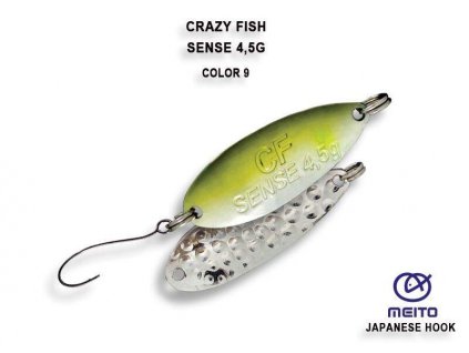 Plandavka Crazy Fish Sense 38 mm 4,5 g color 9