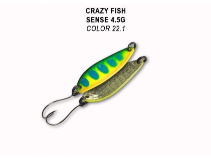Plandavka Crazy Fish Sense 38 mm 4,5 g color 22.1