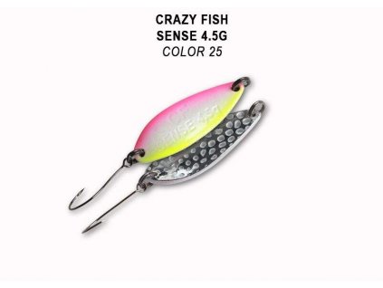 Plandavka Crazy Fish Sense 38 mm 4,5 g color 25