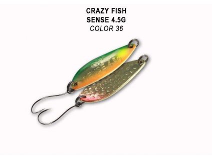 Plandavka Crazy Fish Sense 38 mm 4,5 g color 36