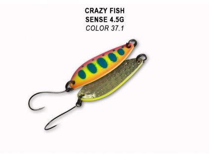 Plandavka Crazy Fish Sense 38 mm 4,5 g color 37.1