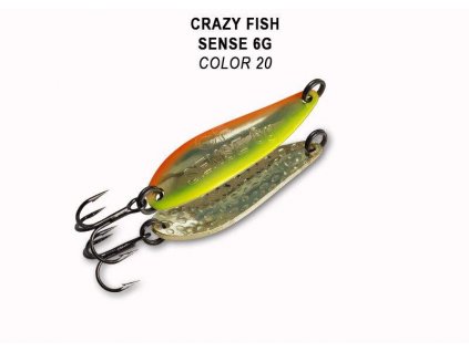 Plandavka Crazy Fish Sense 46 mm 6 g color 20