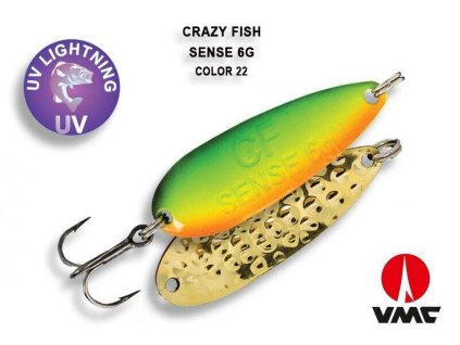 Plandavka Crazy Fish Sense 46 mm 6 g color 22