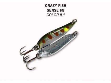 Plandavka Crazy Fish Sense 46 mm 6 g color 9.1