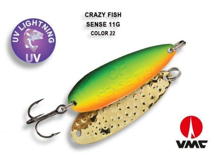 Plandavka Crazy Fish Sense 56 mm 11 g color 22