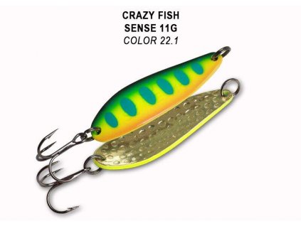 Plandavka Crazy Fish Sense 56 mm 11 g color 22.1