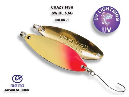 Plandavka Crazy Fish Swirl 42 mm 5,5 g color 70