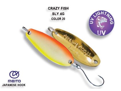 Plandavka Crazy Fish Sly 33 mm 4 g color 20