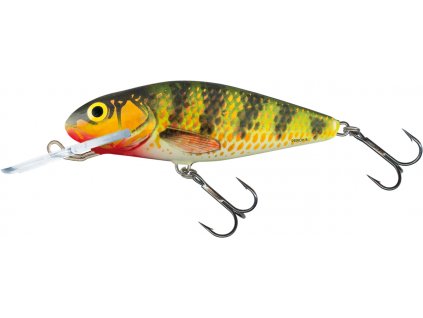 Wobler Salmo Perch Deep Runner 8cm Floating Holographic Perch