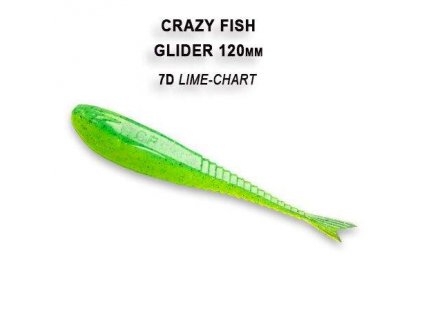 2742 glider 12cm barva 7d lime chart floating