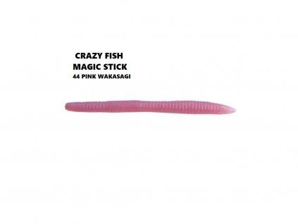 Gumová nástraha Crazy Fish Magic Stick 13 cm 44 Pink wakasagi (8 ks)