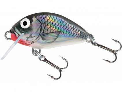 Wobler Salmo Tiny 3cm Sinking Holographic Grey Shiner