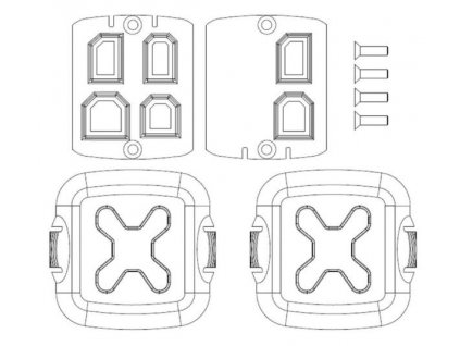 Humminbird organizér na kabely Cable Kit MBCC 1100