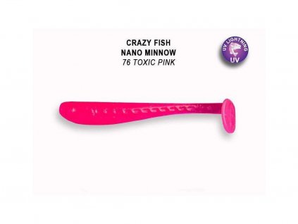 gumová nástraha pro přívlač crazy fish