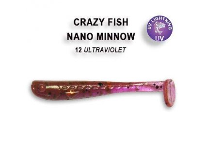 2769 nano minnow 4 cm barva 12 ultraviolet