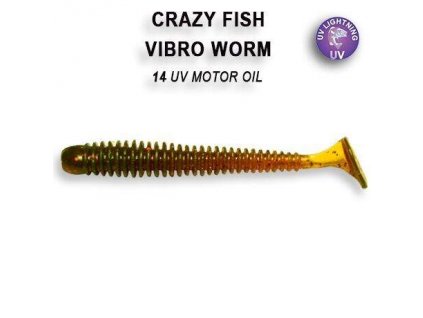 2853 vibro worm 5 cm barva 14 motor oil