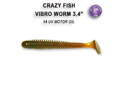 3006 vibro worm 85 cm barva 14 motor oil