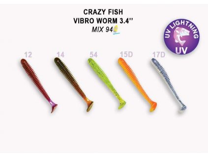 7220 vibro worm 85 cm barva m94