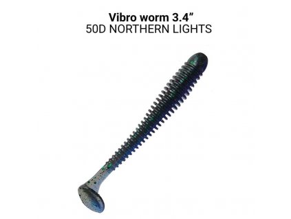 7718 vibro worm 85cm barva 50d floating