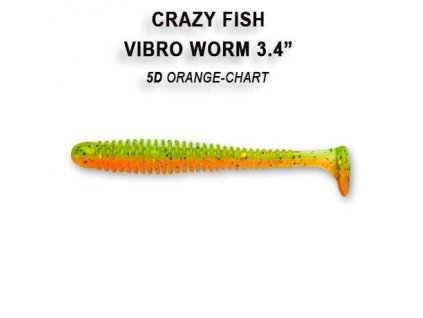 4396 vibro worm 85 cm barva 5d floating