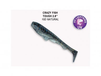 gumová nástraha pro přívlač crazy fish