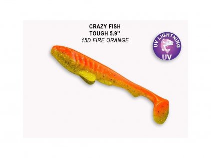 gumová nástraha pro přívlač crazy fish