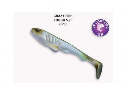gumová nástraha pro přívlač crazy fish