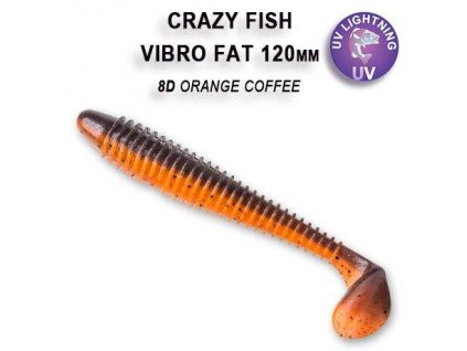 5301 vibro fat 12cm 8d orange coffe 4ks