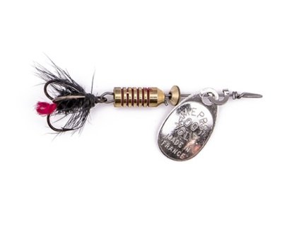 Rotační třpytka Mepps Aglia Mouche Vel.00 1,5g Stříbrná/Černá